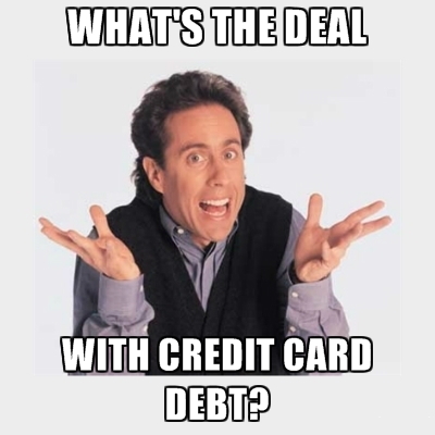 what's the deal with credit card debt?